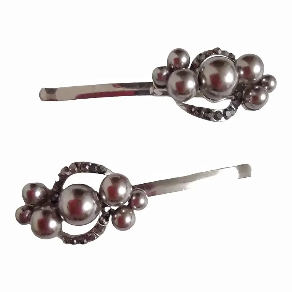 Hair Decor 8pc Bundle Barrett's Enamel Plastic Hair Clips Accessories Festival